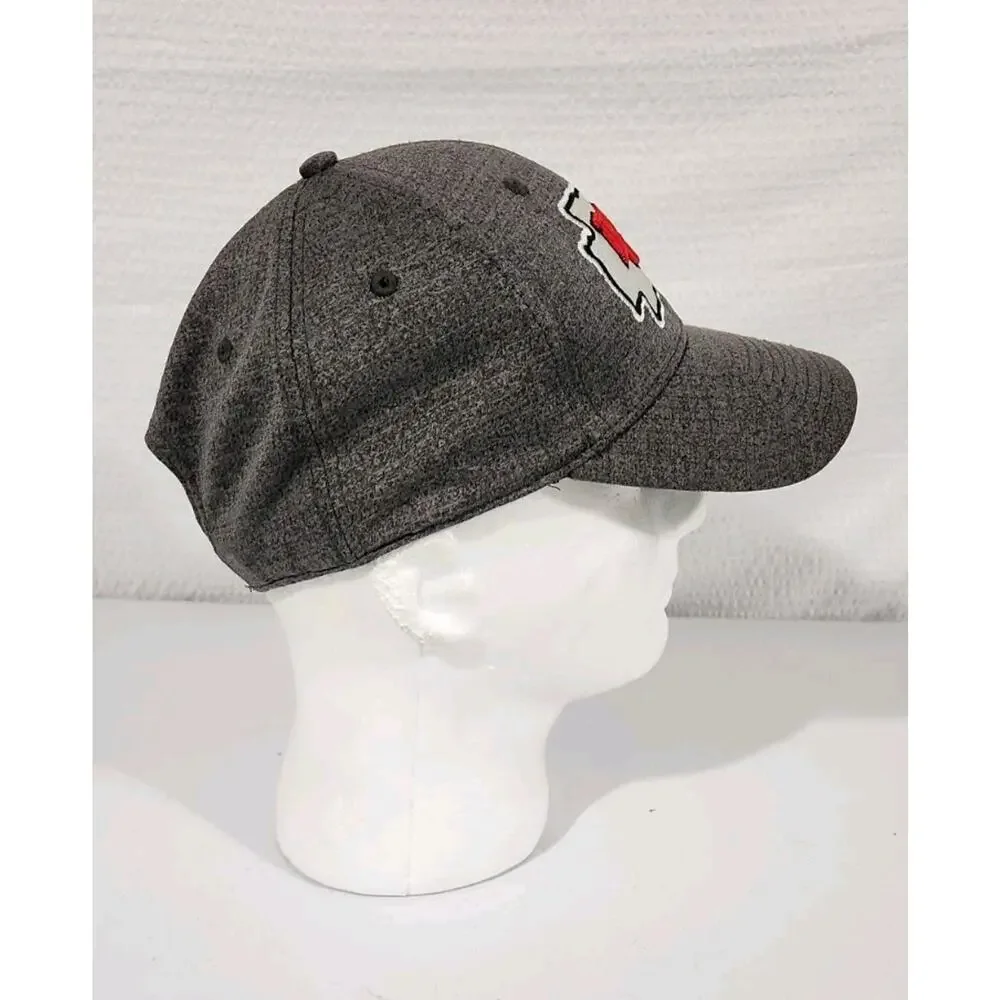 NFL Cap Polyester GRY Solid Color Men Snapback Hat